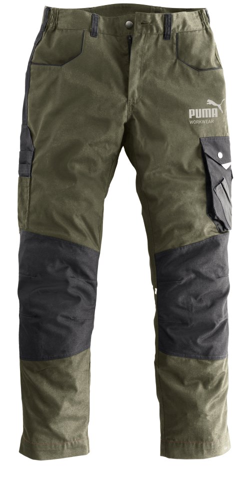 PUMA Arbeitshose Champ Oliv/Carbon 48