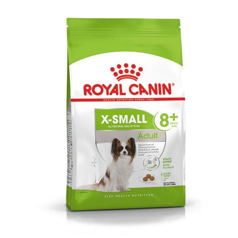 ROYAL CANIN Hundetrockenfutter X-Small Adult +8, 3 kg