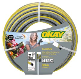 OKAY Gartenschlauch Classic 3/4" mit Armatur 30 m