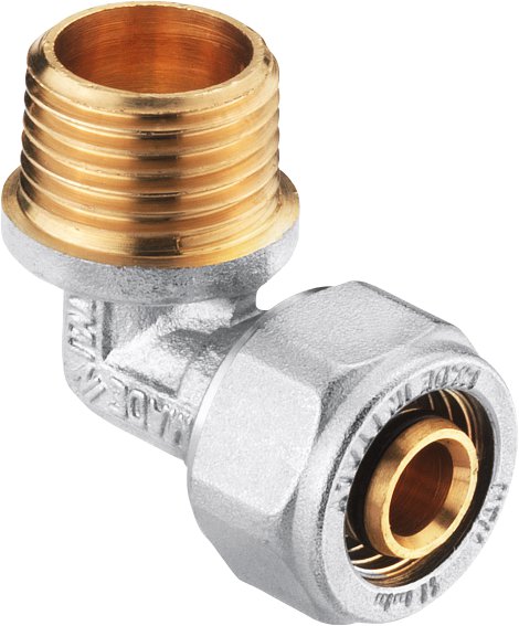 CORNAT Winkel komplett 90° 16 mm, 1/2" AG