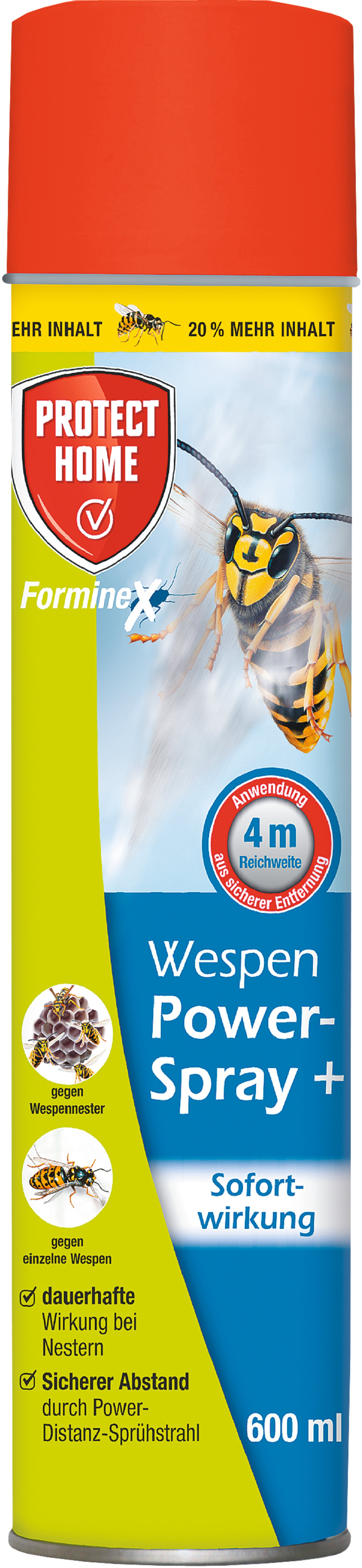 PROTECT HOME FormineX Wespen-Powerspray + 600 ml