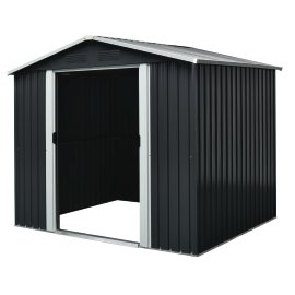 PERGART Gerätehaus Düsseldorf II GLS Schiefer/Creme