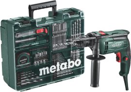 METABO Schlagbohrmaschine SBE 650 Set Mobile Werkstatt