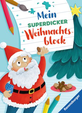 RAVENSBURGER Buch Mein superdicker Weihnachtsblock