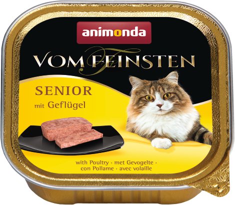 ANIMONDA Katzennassfutter Vom Feinsten Senior mit Geflügel 100 g