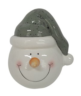 Dekofigur Schneemann Kopf