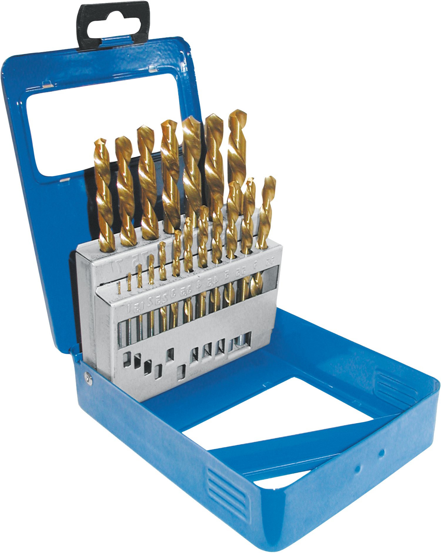 SUKI Bohrersatz HSS TIN geschliffen 19 tlg.