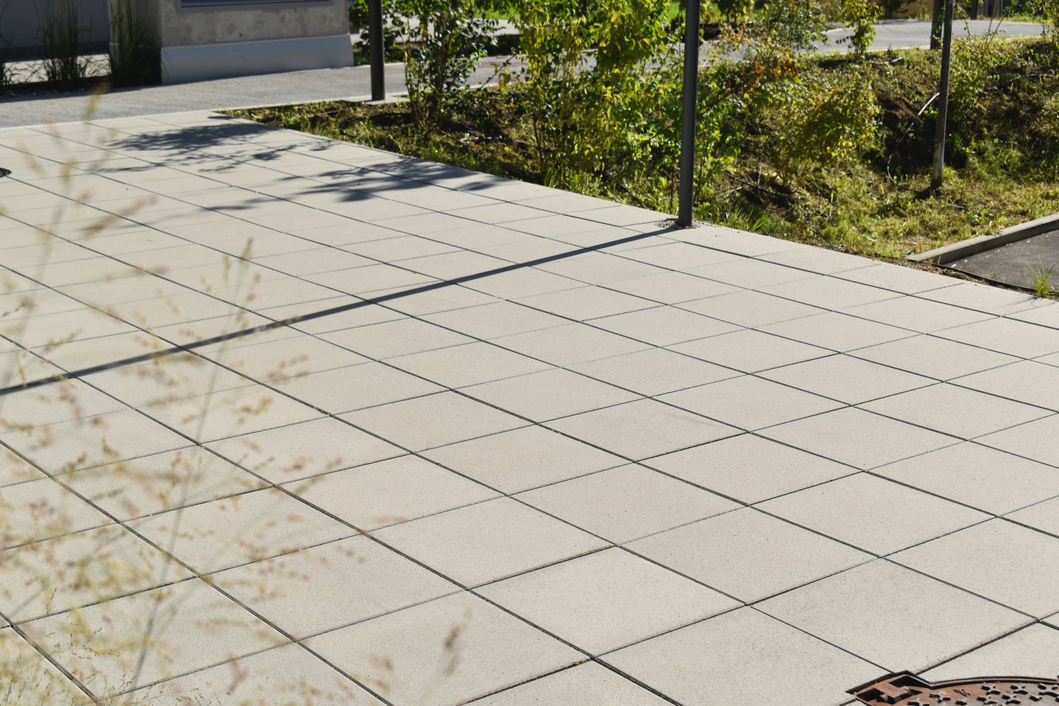 EBENSEER Gartenplatte Funktionsplatte Naturgrau