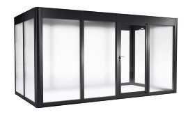 SUNELEMENTS Gewächshaus Sungarden Deluxe 4.2 Anthrazit Metallic 5 mm