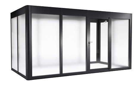 SUNELEMENTS Gewächshaus Sungarden Deluxe 4.2 Anthrazit Metallic 5 mm