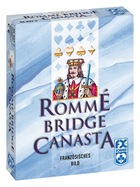 RAVENSBURGER Kartenspiel Rommé Bridge Canasta