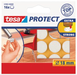 TESA Filzgleiter Kreis Weiß