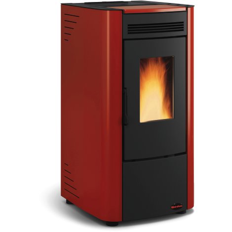 EXTRAFLAME Pelletofen Ketty (Verkleidung: Stahl Bordeaux) 6,5 kW