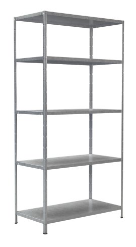 SCHULTE Steckgrundregal 5 Böden verzinkt