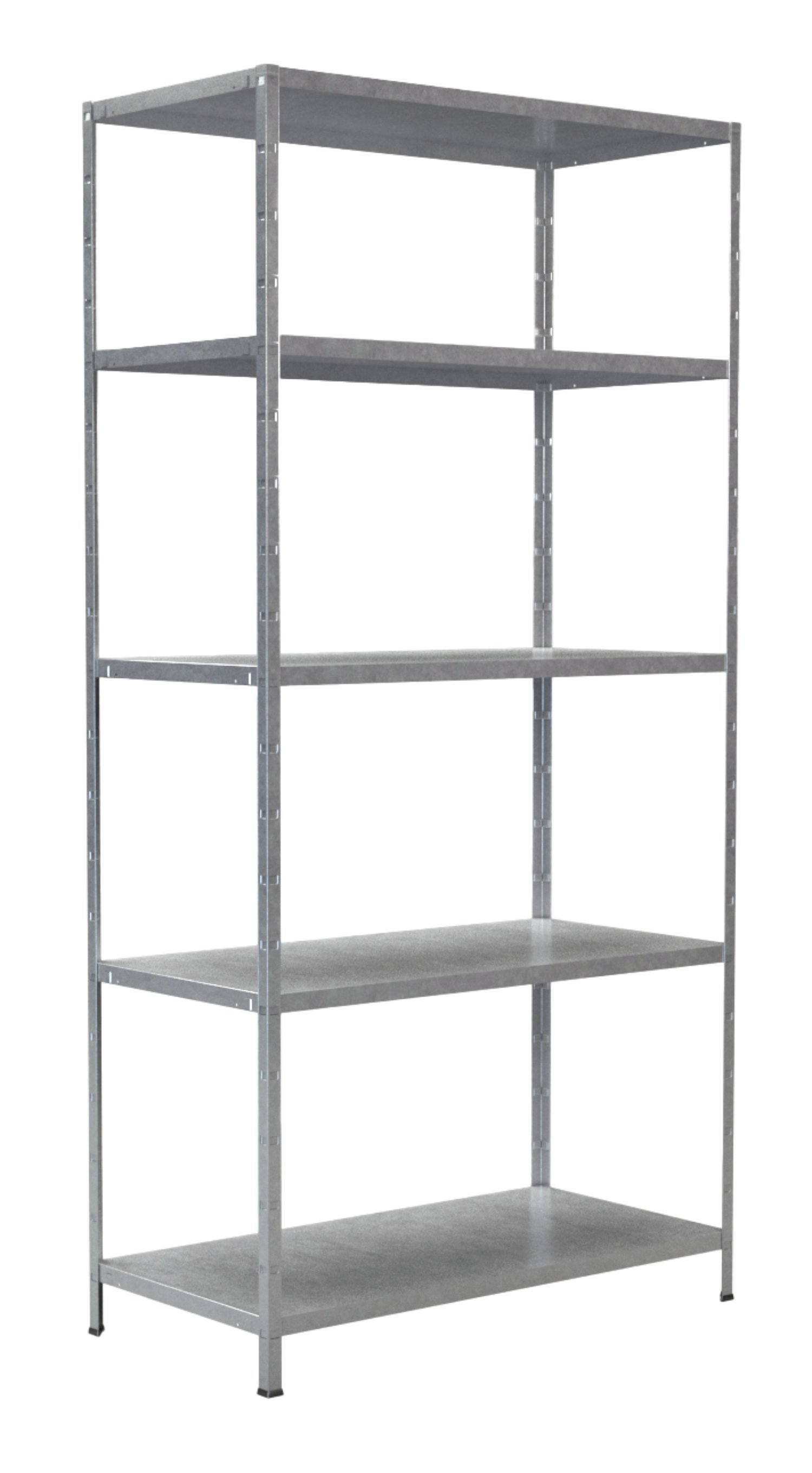 SCHULTE Steckgrundregal 5 Böden verzinkt