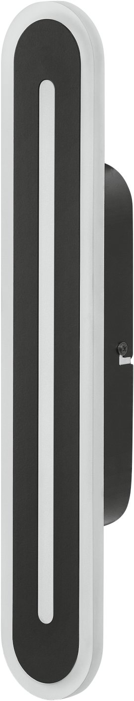 LEDVANCE WIFI SMART + OBRIS LED-Bad Wandleuchte 40 cm, schwarz