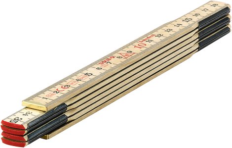SOLA Meterstab Holz H1/6 - 1 m