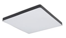 GLOBO LED-Deckenleuchte Raina Schwarz/Weiß 12W 3000K 33x33x6,0 cm (LxBxH)