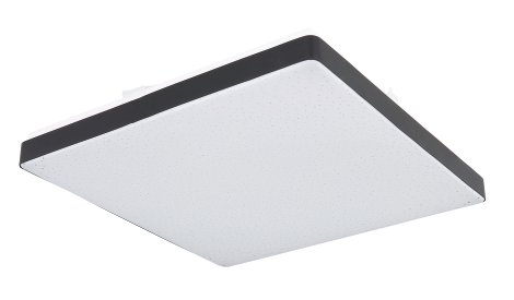 GLOBO LED-Deckenleuchte Raina Schwarz/Weiß 12W 3000K 33x33x6,0 cm (LxBxH)