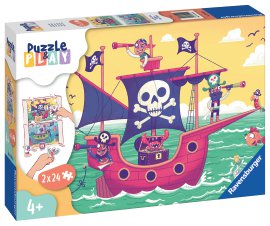 RAVENSBURGER Puzzle & Play Land in Sacht