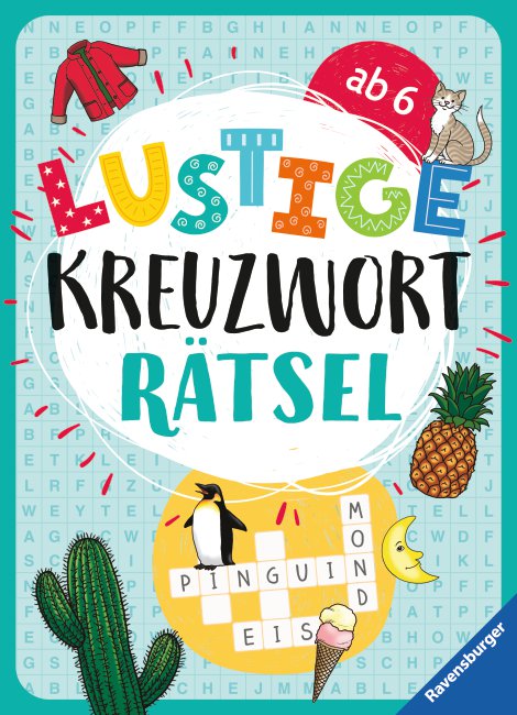 RAVENSBURGER Buch Lustige Kreuzworträtsel