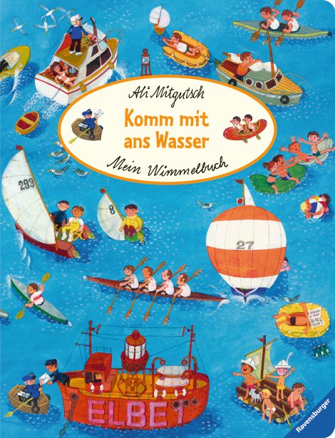 RAVENSBURGER Buch Mein Wimmelbuch Komm mit ans Wasser