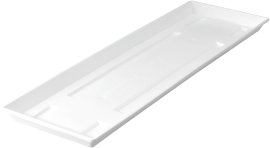 GELI Untersetzer Blumenkasten breit Weiß 60 cm