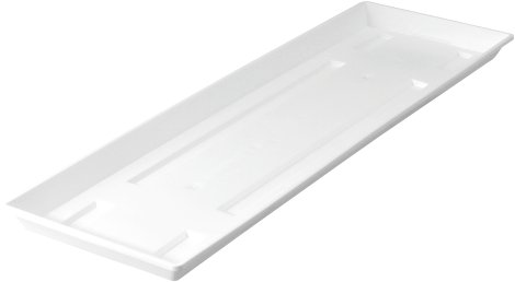 GELI Untersetzer Blumenkasten breit Weiß 60 cm