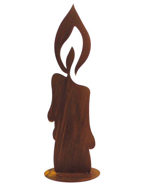 Gartenfigur Kerze Alex 25x80 cm (BxH)