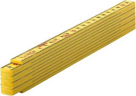 SOLA Meterstab Kunstoff HK2/10 Gelb 2 m
