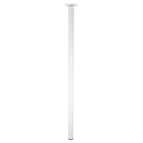 WAGNER Stahlrohrfuß Weiß 30x800 mm