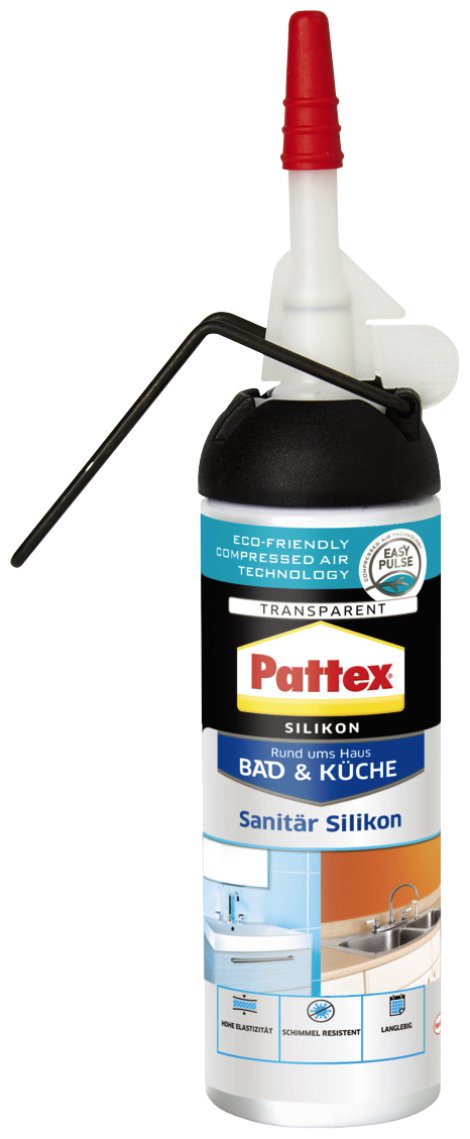 PATTEX Sanitärsilikon Transparent 100 ml