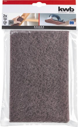 KWB Schleifvlies K360, 150x230 mm 2 Stk.