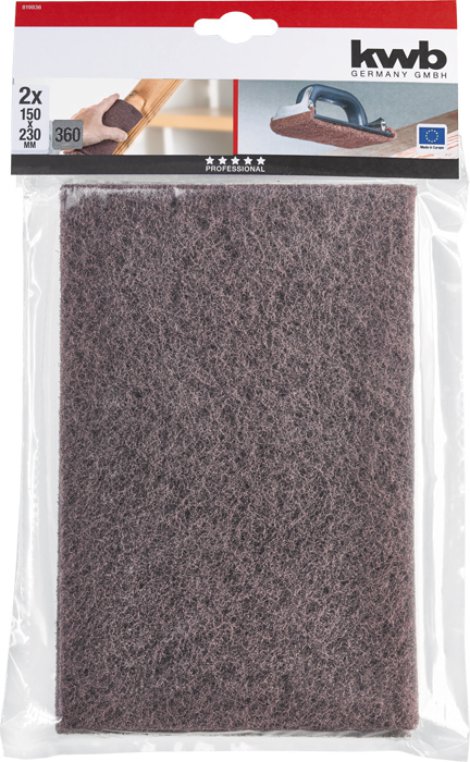 KWB Schleifvlies K360 150x230 mm 2 Stk.