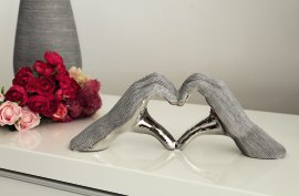 Keramik Hand Heart