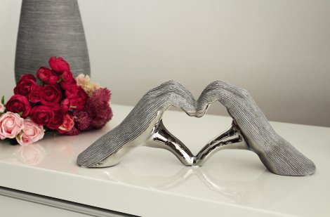 Keramik Hand Heart