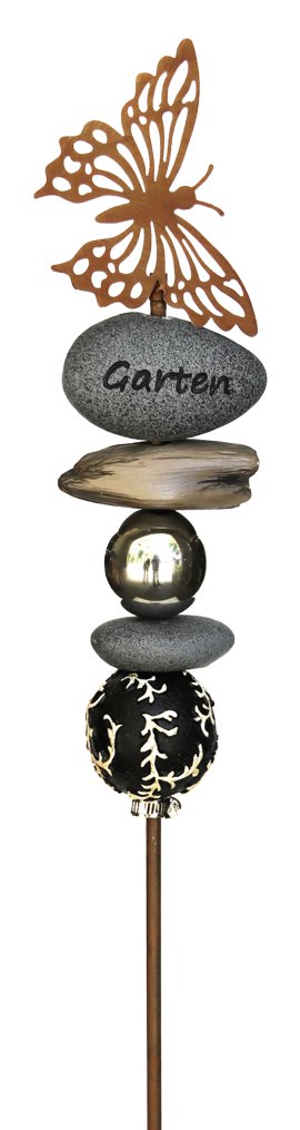 KENT LIVING Gartenstecker Schmetterling 12x8x120 cm