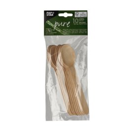 Löffel Pure Holz 15,7 cm 10 Stk.