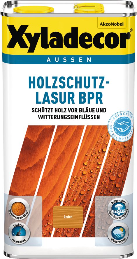 XYLADECOR Holzschutz-Lasur BPR Zeder  5 l