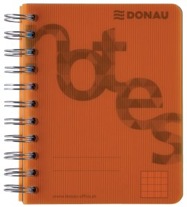DONAU Collageblock A5 kariert 140 Blatt Orange