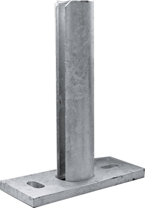 H+S Dübelplatte Stahl verzinkt für Oktavia® Zwischensäulen aus Stahl verzinkt