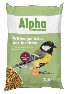 ALPHA Wildvogelfutter mit Insekten 2,5 kg