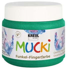 KREUL Funkel-Fingerfarbe Smaragdgrün 150 ml