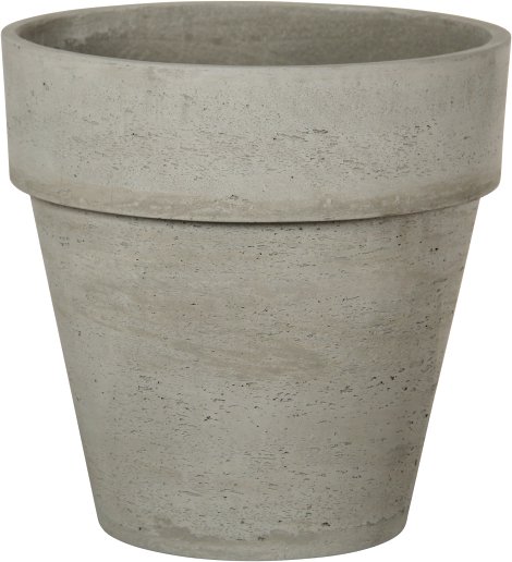Pflanztopf rund cement natur ⌀ 37 cm