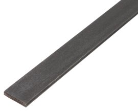 ALBERTS Flachstange Stahl 1 m, 20x4 mm