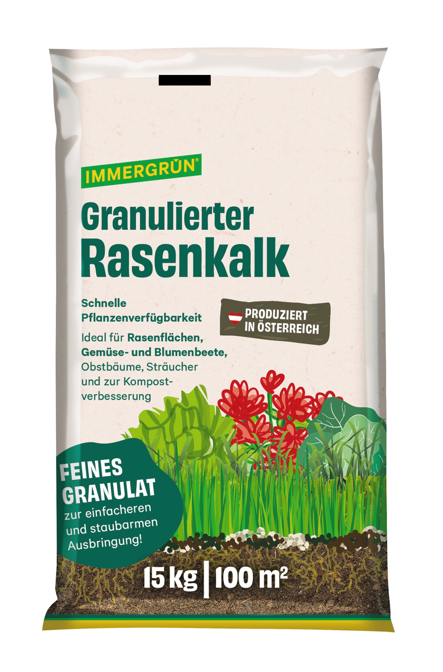 IMMERGRÜN Rasen- und Gartenkalk 10 kg