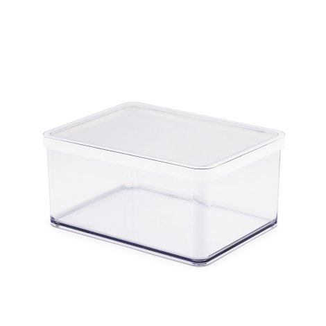 ROTHO Vorratsdose Loft Premium Breit Weiß 2,25 l