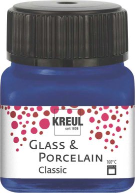 KREUL Malfarbe Glass & Porcelain Classic Royalblau 20 ml