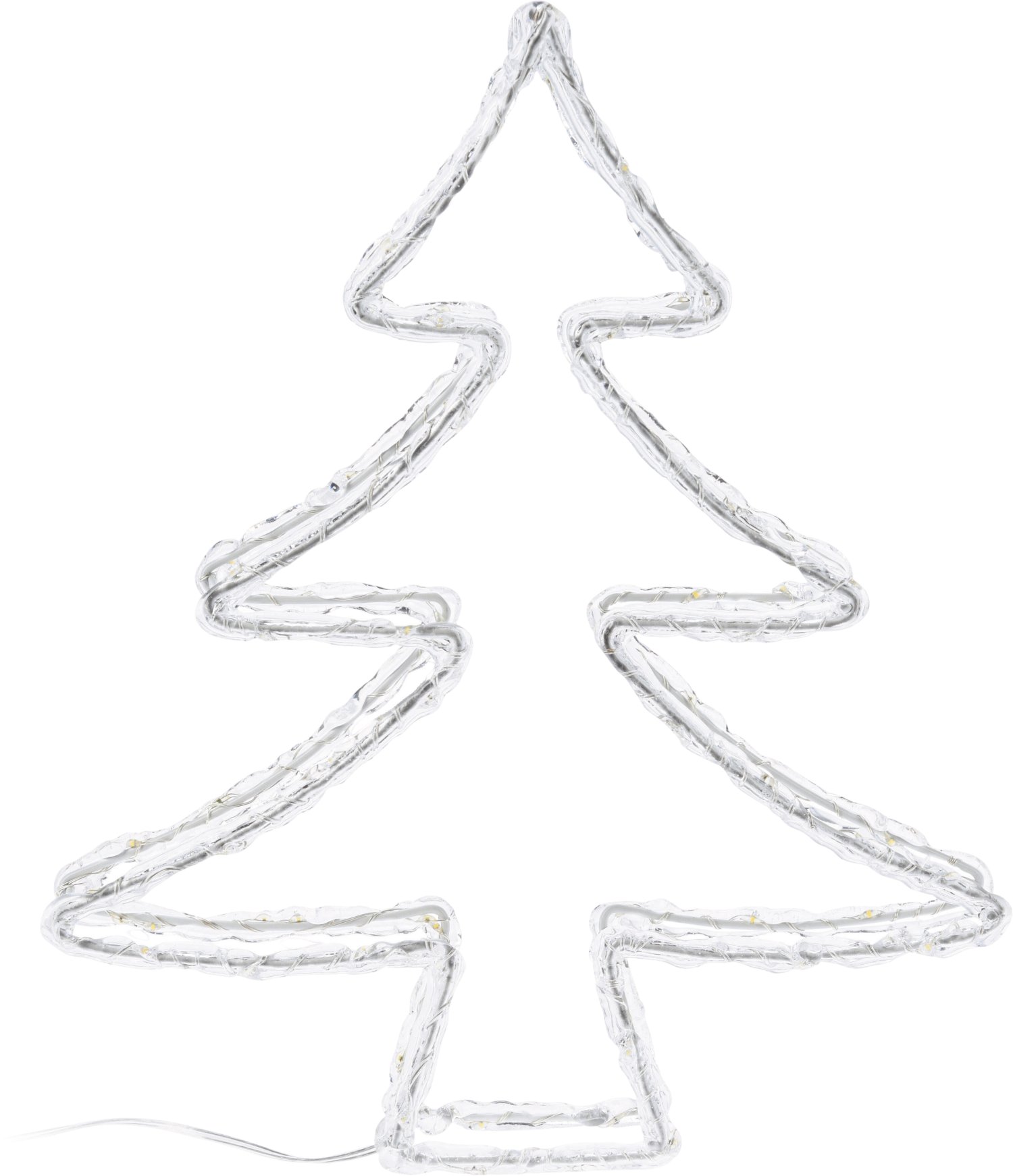 Weihnachtsfigur 50 LED Warmweiß 2 Designs: Stern, Baum (nicht frei wählbar)