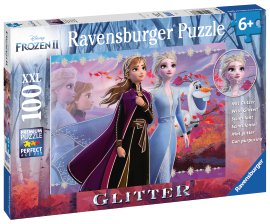 RAVENSBURGER Puzzle Disney Frozen Starke Schwestern 100-tlg.